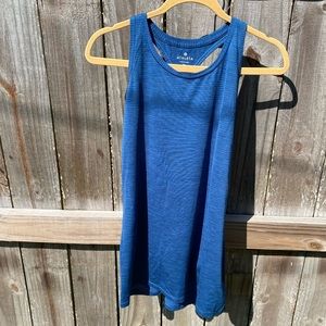 Athleta Racerback Tank Top Navy Blue Lightweight Women’s Medium